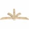 Ekena Millwork Davenport Rough Sawn Timber Gable Bracket, Douglas Fir, 84"W x 45"H x 4"D x 6"F, 13/12 Pitch GBW084X45X0406DAV00RDF - alternate 2